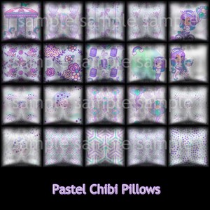 Pastel Chibi Pillows Catty Only!