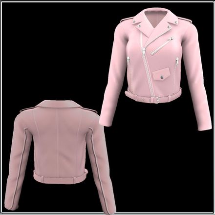 LEATHER JACKET MESH