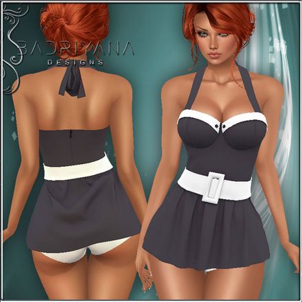 RETRO BATHING SUIT MESH