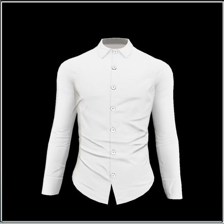FORMAL BUTTON MALE SHIRT MESH