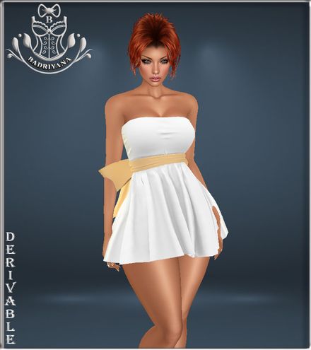 BOW BACK STRAPLESS