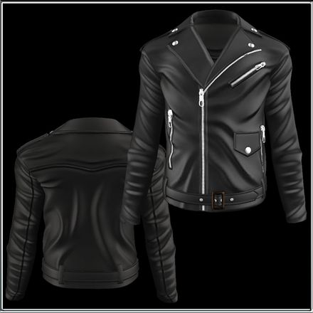 LEATHER JACKET MESH