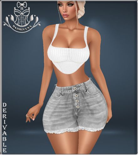 CUT OUT SHORTS