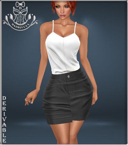 Tucked Top and Skirt