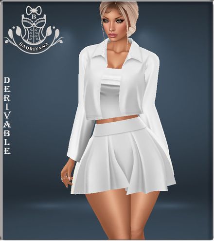 3 Piece Skirt Jacket Top