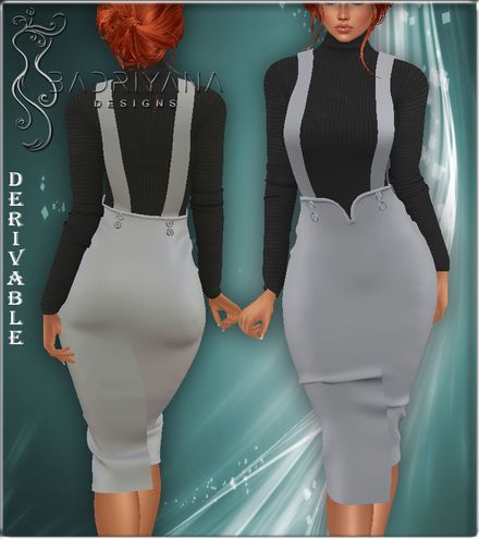 VINTAGE SKIRT SWEATER MESH