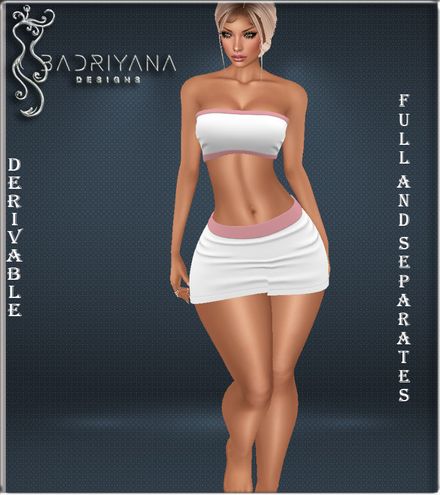 TUBE TOP MINI SKIRT