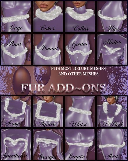 DELURE FUR TRIM ADD ONS