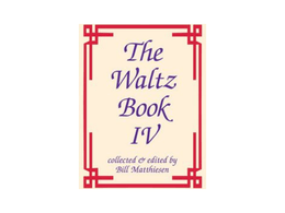 The Waltz Book Vol IV