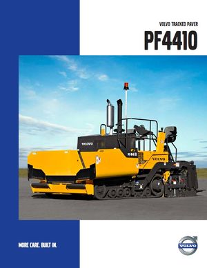 VOLVO PF4410 TRACKED PAVER SERVICE REPAIR MANUAL updated info 2020