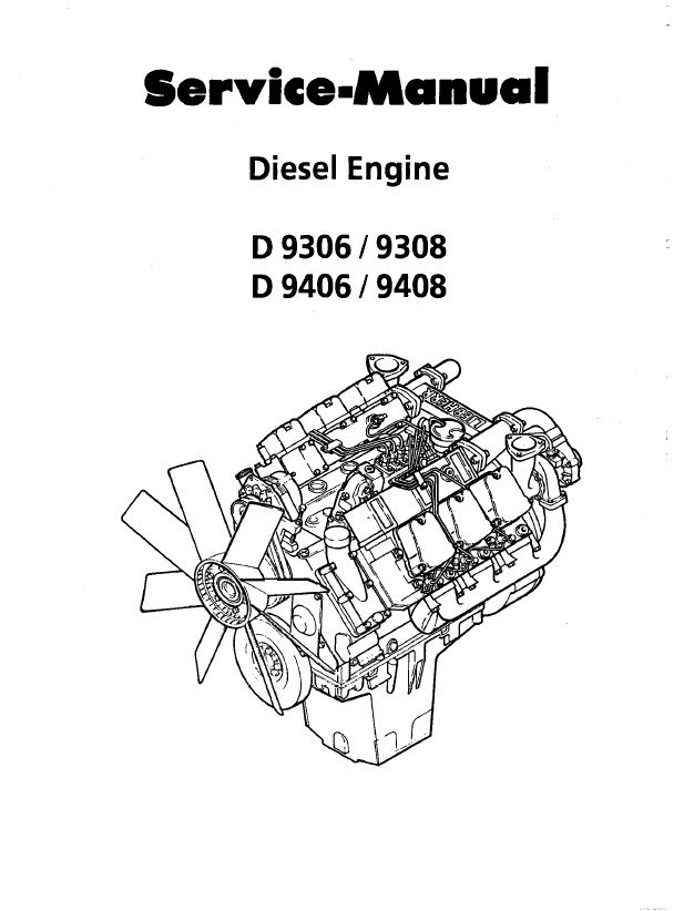 LIEBHERR D9306, D9308 DIESEL ENGINES TECHNICAL SERVICE REPAIR MANUAL (TM2224)