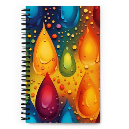 Rainbow Droplets Notebook 1