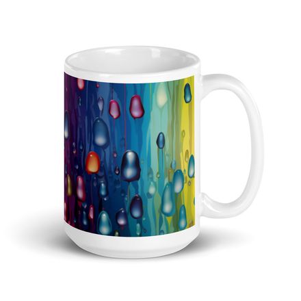 Rainbow Droplets Mug