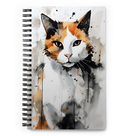 Calico Calligraphy Notebook