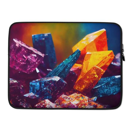 Colorful Crystals Laptop Bag