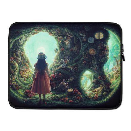 First Glimpse of Wonderland Laptop Bag