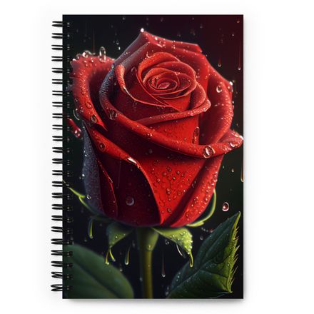 Lover&#x27;s Rose Notebook