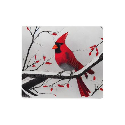 Winter Cardinal Mousepad