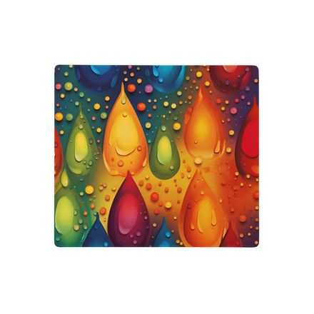 Rainbow Droplets Mousepad