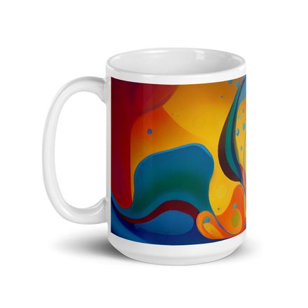 Funky Abstract Lava Mug