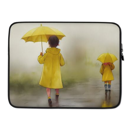 The Yellow Raincoats Laptop Bag