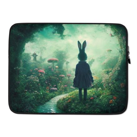 Through the Rabbit Hole Laptop Bag