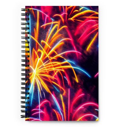 Brilliant Fireworks Notebook