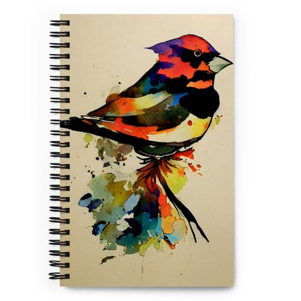 Sparrow in Ink Notebook