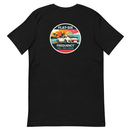 Flat-Six Miami Vibe Shirt - REAR LOGO