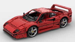 Ferrari F40 digital Lego instructions