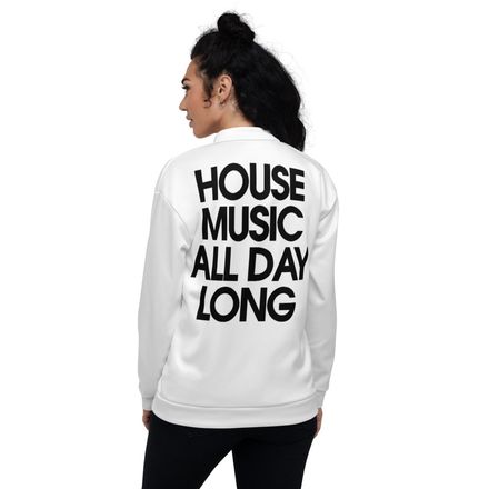 DEEP HOUSE BRUNCH - Premium All-Over Print Bomber Jacket