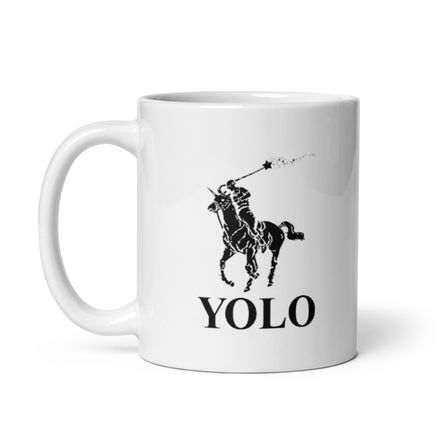 &quot;YOLO&quot; Custom Coffee Mug