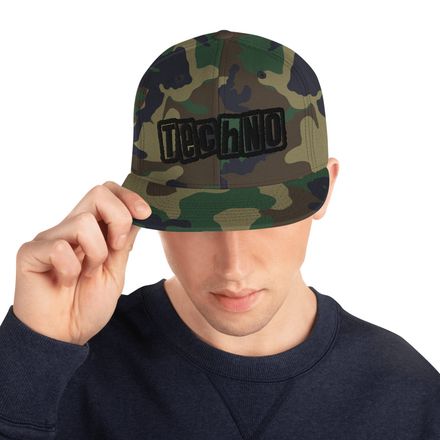 TECHNO - Embroidered Snap Back 