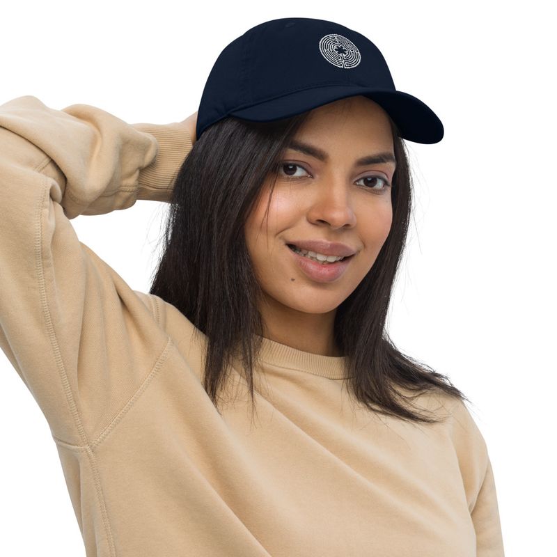 Organic Chartres Labyrinth Baseball Cap