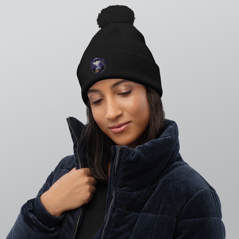Unisex Global Disclosure Pom-Pom Beanie 