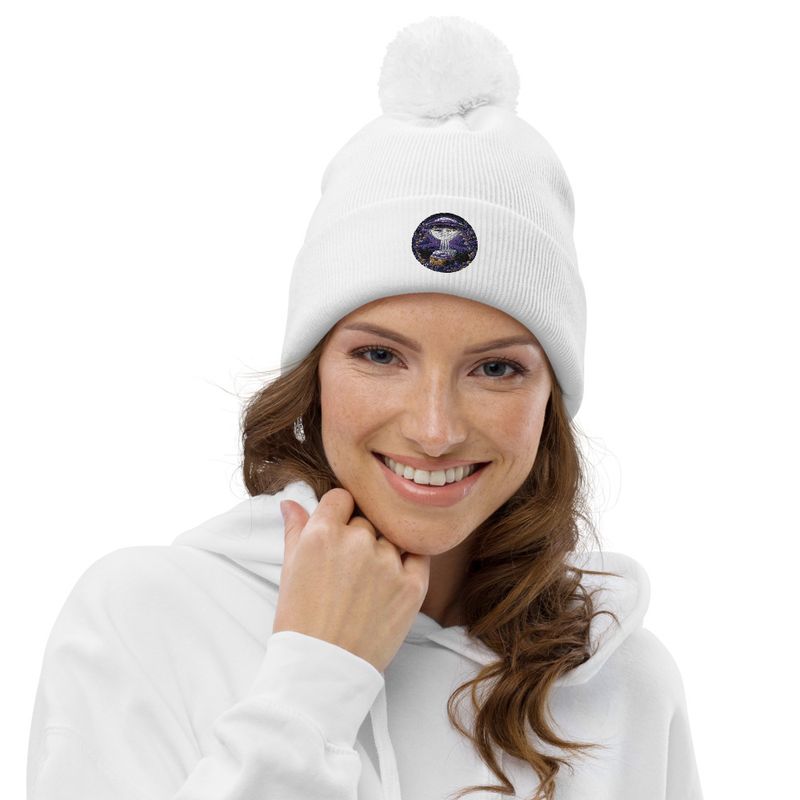 Unisex Global Disclosure Pom-Pom Beanie 