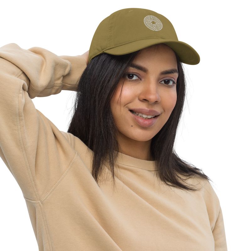 Organic Chartres Labyrinth Baseball Cap