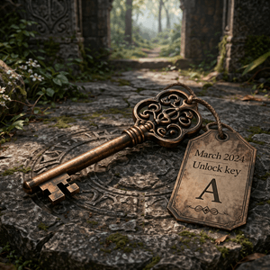 March 2024 Unlock key A