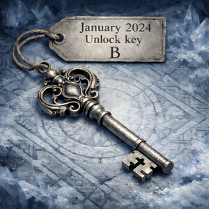 January 2024 Unlock key B