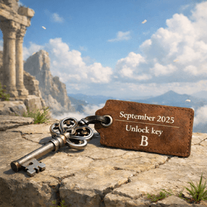 September 2025 Unlock key B