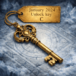 January 2024 Unlock key C