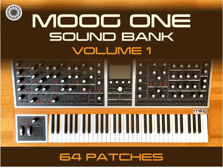 Moog One Sound Bank Vol. 1 (64 patches)