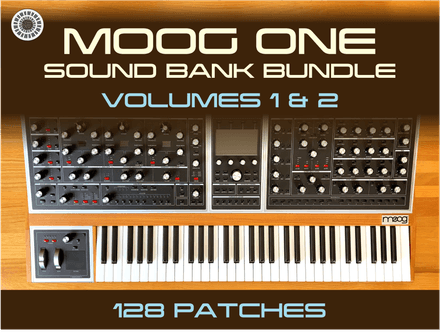 Moog One Sound Bank Vol. 1 and Vol. 2 Bundle