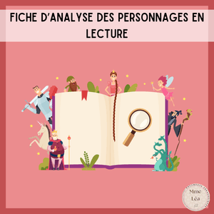 Fiche d&#x27;analyse des personnages