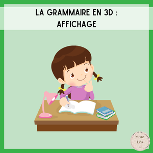Affiches - Grammaire 3D