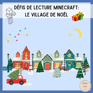 Défis de lecture Minecraft : Village de Noël