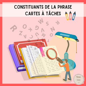 Constituants de la phrase : CAT