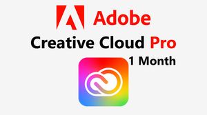 Adobe Creative Cloud Pro 1 Month – 20+ Apps + 4,000 Firefly Credits