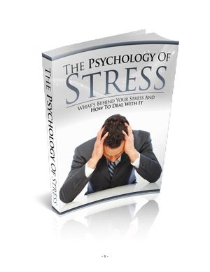 The psychology of stress