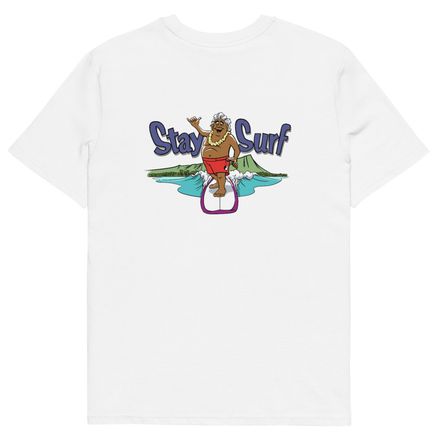 STAY SURF / MANY CLASSIC MOMENTS / ORGANIC COTTON T-SHIRT